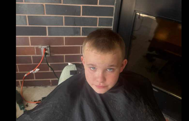Young client with a fresh clean haircut